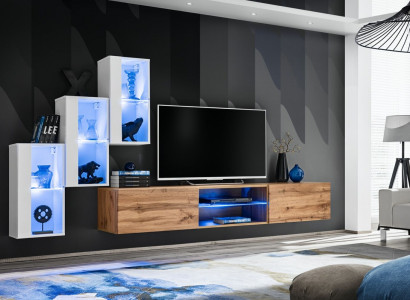 Living room new wall unit furnishings modern modern TV stand wall cabinet